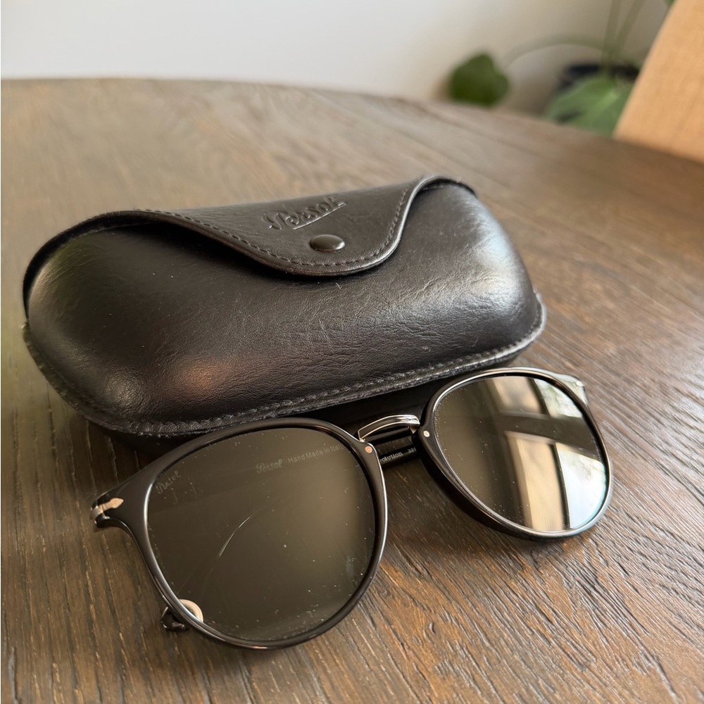 Persol Black Sunglasses 3210-S